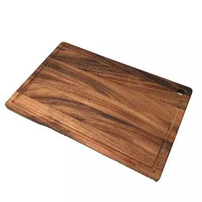 China Viable Walnut Wood Cutting Board With Handle And Juice Groove For Vegetable Fruit Cutting Useful Home Kitchen Accessories Instrument for sale