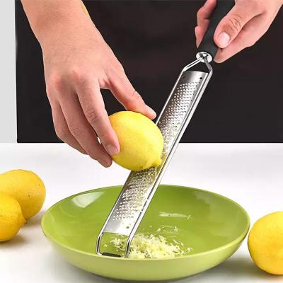 China 2022 New Viable Logo Custom High Quality Cheese Lemon Graters With Long Handle For Vegetable Accessories Home Instrument Kitchen Tools for sale