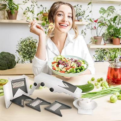 China Chopper Hand Pulled Cheese Shredder Slicer Viable Manual Vegetable Adjustable Food Slicer Home Use Kitchen Dishware Tool for sale