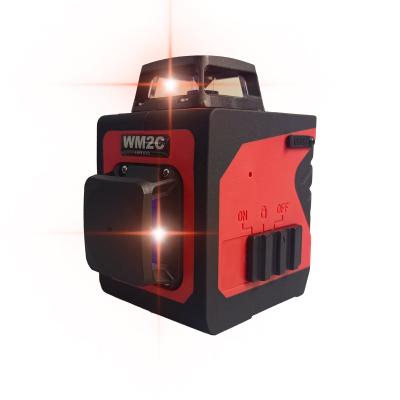 China 3D Red Laser Level 360 Degree 8 Lines With Li-ion Battery Floor Wall Lift And Bracket 102*71*106mm for sale