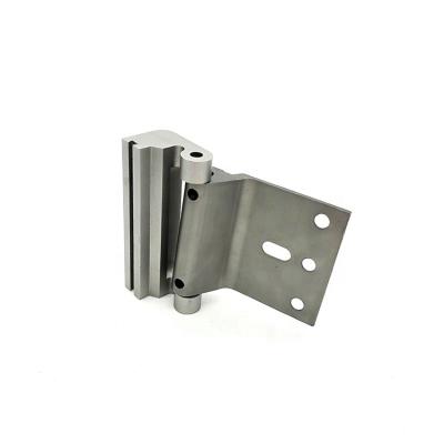 China Industry Customized Aluminum Hinge CNC Machining Gray Anodizing Aluminum Extrusion Profile for sale