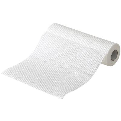 China Sustainable 50 Sheets / Roll Disposable Nonwoven Rags Washing Dish Towel Kitchen Cleaning Cloth for sale