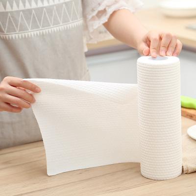 China Durable Thick Lazy Cloth Dry And Damp Kitchen Microfiber Dish Cloths Ultra Absorbent For Dish Washing for sale