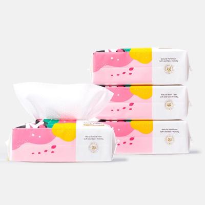 China Child safe factory wholesales disposable nonwoven viscose skin face cleansing towel for sale