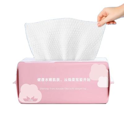 China Child Safe Dry And Wet Use Wipe Disposable Nonwoven Fabric Face Towels Makeup Removing Cloth For Beauty Room for sale