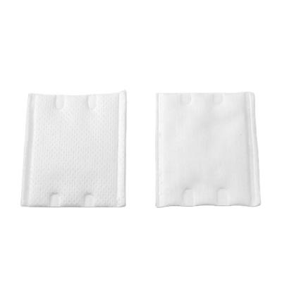 China China factory disposable square cotton pads makeup remover pad lint free nonwoven eco-friendly beauty tools for sale