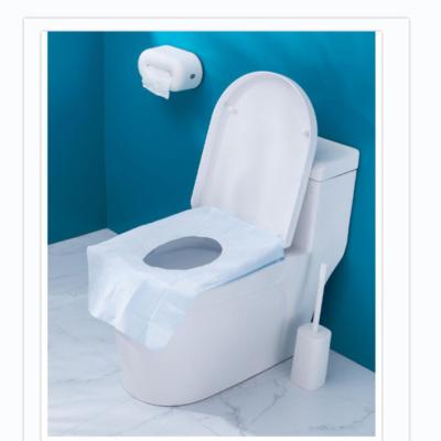 China Disposable Disposable Toilet Seat Mat For Household And Travel Use Large Cushion Waterproof Paper With Dirty Pulp+PE ​​Adhesive Membrane for sale