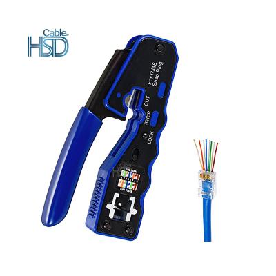 China Amazon Ebay Crimping Pass Through EZ Pass Through Tool Pass Through Crimper Tool OEM Factory Eazy Rj45 Crimping Tool for sale