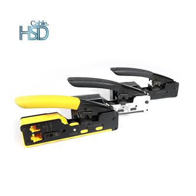 China High Quality Network Ez Crimp Pass Through Multi Function Cat7 Rj45 Rj11 Crimp Tool Best Factory Price for sale