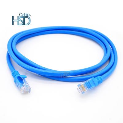 China High quality 3M 5M 10m 20M 30M patch cord UTP Cat5e Cat6 RJ45 PC cat.5e connector patch cord for sale