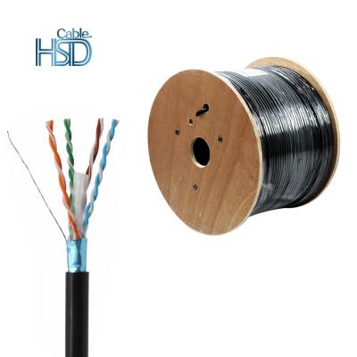 China PC Cat5 FTP Cable 305M 1000Ft Outdoor 1000Ft PVC Pe Lszh Shield Cable Cat6 Ethernet Cable for sale