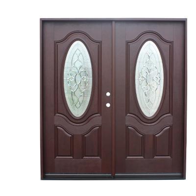 China Modern Welding Door Designed Modern Double Glass Doors for sale