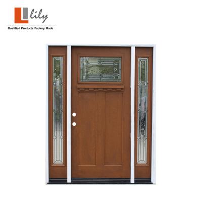 China Waterproof FRP GRP SMC Door Skin Fiberglass Woodgrain Texture Door for sale