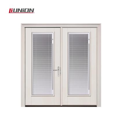 China New Design 2021 Waterproof Best Price Double Patio Door With Full Insulated Glass for sale