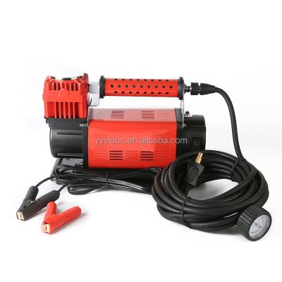 China Heavy Duty Emergency Light 60mm Car Air Compressor 12V 160L 200L 300L for sale