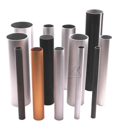 China For Standing / OEM Decorative Custom Seamless Tubing Anodized Aluminum Tube 6005 Round Pipe 6082 7005 7075 Aluminum Tube for sale