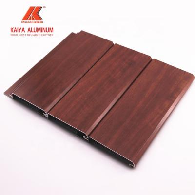 China Decorations Wood Grain Aluminum Ceiling Profile Without Gaps Between for sale