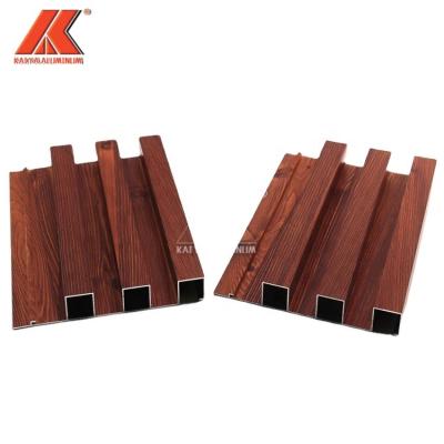 China Contemporary home interior waterproof wood grain wpc decorative aluminum 3d wall panels for tv background aluminum composite panels for sale