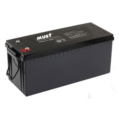 China UPS 200ah gel sealed lead acid battery for sale