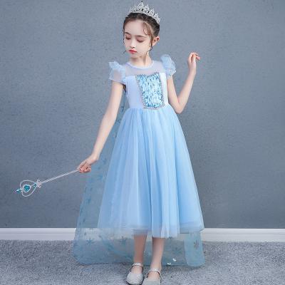 China Wholesale Pink Chiffon Anti-wrinkle Dresses Designs Soft Princess Party Tutu Dress Babies Kids Ruffle for sale