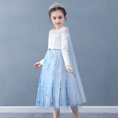 China Anti-wrinkle long sleeve party prom pageant lace princess kid girls lace up dress for sale