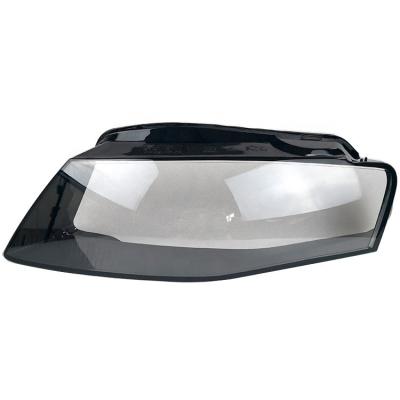 China PC Headlight Lens Cover Glass Headlight For A4 B8 09-12 for sale