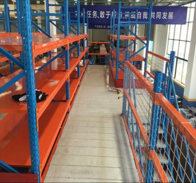 China Cheapest Idustrial Space Savings Price Steel Racking Attic Mezzanine Rack Shelves Of Warehouse Storage for sale