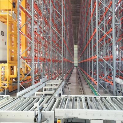 China Automated Automated Pallet Storage and Retrieval Radar Racking System for sale