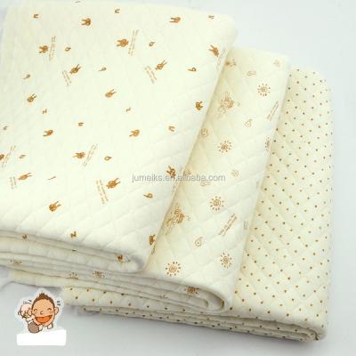 China Anti-bacteria hot sale: 100%Organic cotton baby urine mat, baby changing pad, washable baby care pads waterproof for sale