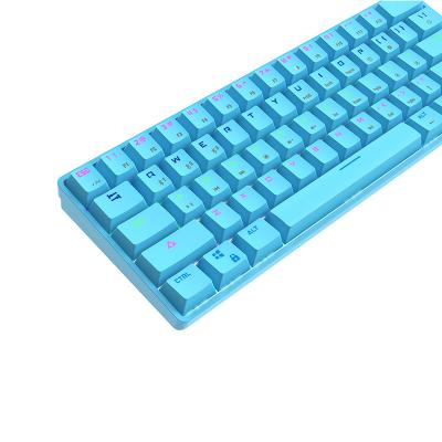 China Tilt Function Keyboard Maker 60% Adjustable Mini Keyboard Hotswap Wired Arabic Mechanical Keyboard Gaming for sale