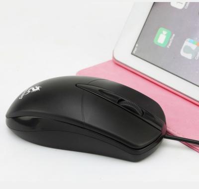 China cheapest selling office 3D black house standard computer USB wired optical mouse for sale