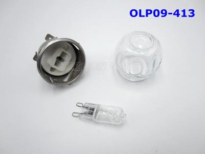 Chine installation facile de support de lampe de four de 25w T300 G9 pour construit en four OLP09-413 à vendre