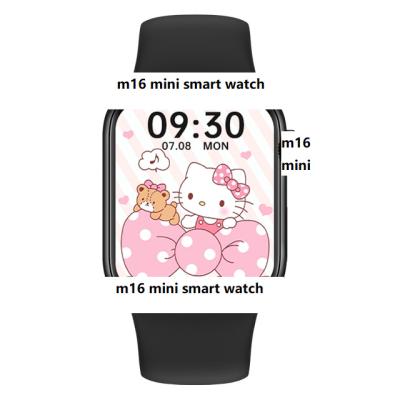 China 2022 Mini Playback BT Call Function Fitness Reloj Inteligente MP3 Smart Watch Smartwatch M16 Mini for sale