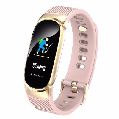 China Qw16 Touch Screen Heart Rate Blood Pressure Monitor Sports Fitness Smart Watch Wristband for sale