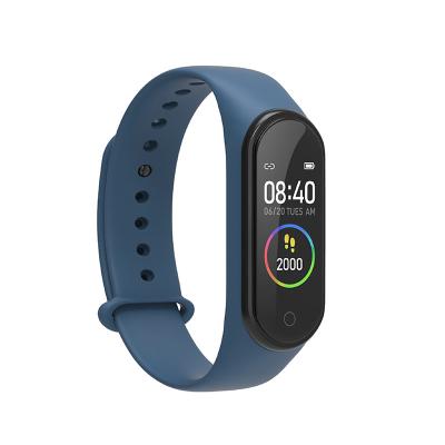 China Touch Screen Blood Pressure Heart Rate Monitor Sports Fitness Watch M4 Smart Watches for sale