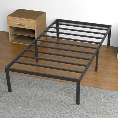 China Free Shipping Modular Free Shipping Metal Bed Bed 6 Leg Support Base Firm With Assembly Tools Single Bed Student Steel Bed for sale