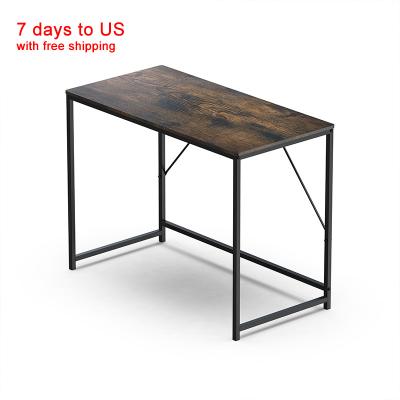 China Free Shipping 2022 HOPRO Modern Design Corner Metal Study Top Rotating Desk Writing Computer Small Table for sale