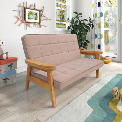 China Modern Foldable Living Room Furniture Microfiber Fabric Upholstered Kids Leisure Sofa for sale