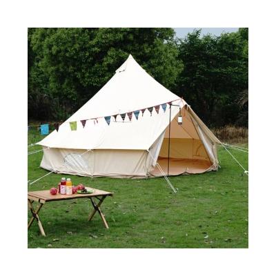 China Factory Wholesale Outdoor Camping Yurt Wedding Tent Mongolian Cotton Canvas 900D Oxford Cloth Straight Tying Type Rainproof for sale