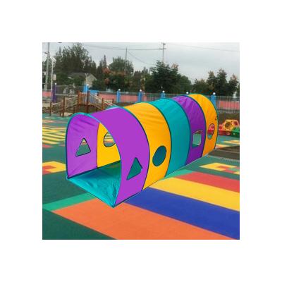 China Toy Indoor Outdoor Kids Soft Pop Up Polyester Crawling Toy Fun Tube Crawl Tunnel See The Tunnel Game Toy Tent Play House For Kids for sale