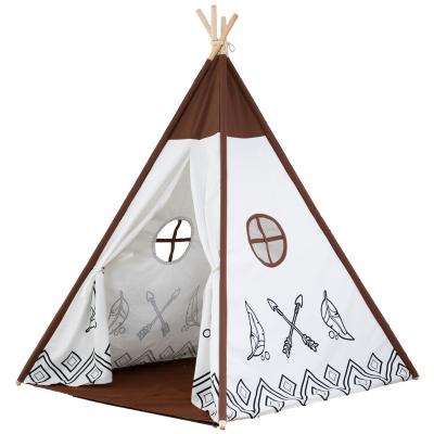 China Toy Indian Colth Play House Soft Portable Folding Princess Play Tent For Kids Toy Tent Toddler Teepee Soft Tent For Reading Game for sale