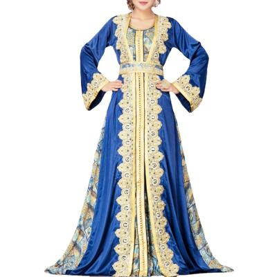 China Product 2022 Polyester New Arrival Stunning Evening Abaya Abaya Women Muslim Dudai Abaya Abaya Muslim Dress for sale