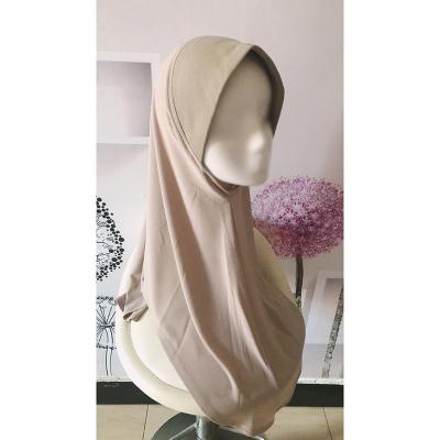 China Polyester Color Solid Islamic Ramadan Arab Prayer Khimar Muslim Women Hijab Niqab Scarf for sale