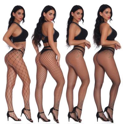 China Antibacterial women's sexy stockings thigh high heel stockings thongs female fish net sexy silk stockings for pantyhose women for sale