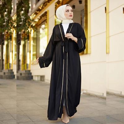 China S2309F 2022 new comfortable hot sale Middle East abaya women high quality casual regenerative muslim dress for sale