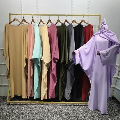 China Abaya Long New Arrival Nida Jilbab Free Size Bat Sheath Muslim Women Prayer Hijab Abaya Dress for sale