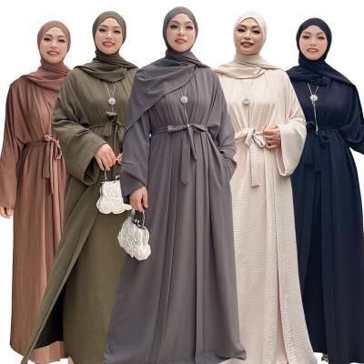 China Other 2022 Hot Selling Two Pieces Set Islamic Clothing For Women Muslim Abaya Set for sale