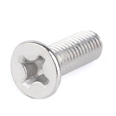 China New Flat Design Weifa Stainless Steel GB819 Countersunk Head Screw for sale