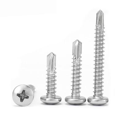 China Factory Price Industry Cross M4.2 Stainless Steel General Recess Pan Head Self Drilling Screw for sale