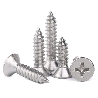 China Industry General Cross Recessed Countersunk Head Tapping Screws for sale